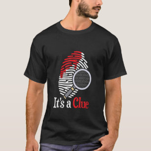 Mystery Lover Fingerabdruck Hinweis Design T-Shirt