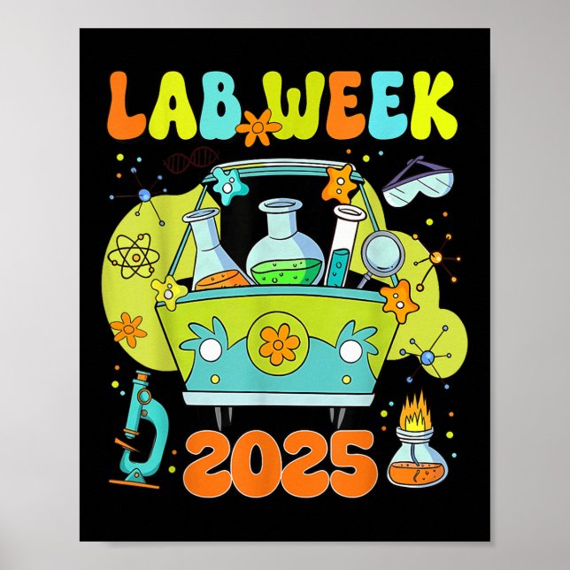 Mystery Machine of Diagnostics Labrador Week 2025  Poster (Vorne)