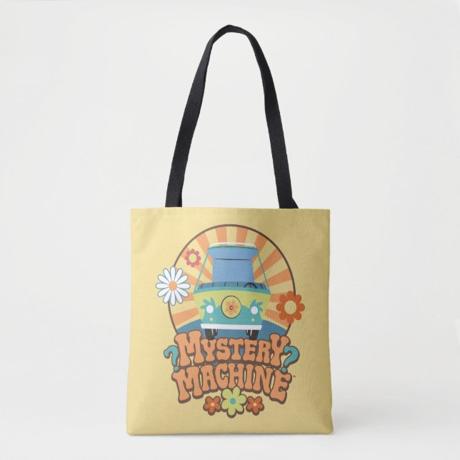 Mystery Machine Van Floral Graphic Tasche (Vorderseite)