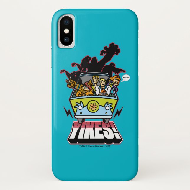 Mystery Machine "Yikes!" Graphic Case-Mate iPhone Hülle (Rückseite)