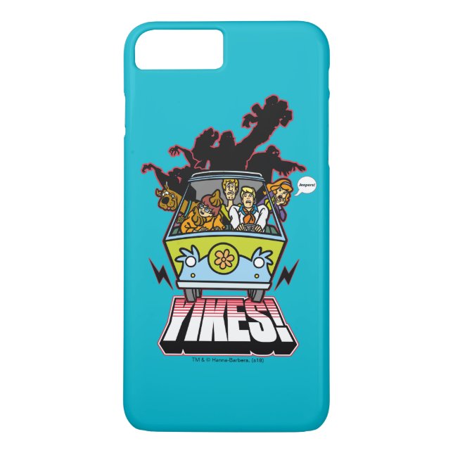 Mystery Machine "Yikes!" Graphic Case-Mate iPhone Hülle (Rückseite)