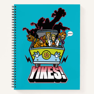 Mystery Machine "Yikes!" Graphic Notizbuch