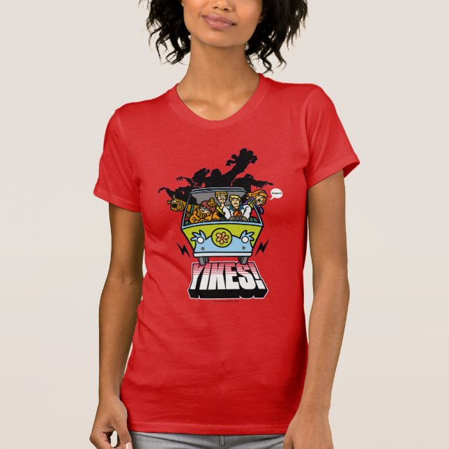 Mystery Machine "Yikes!" Graphic T-Shirt (Vorderseite)