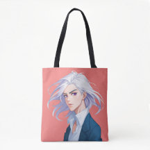 Mystery Man Japanese Anime Art Totbeutel