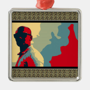 Mystery Man Metal Ornament Aus Metall