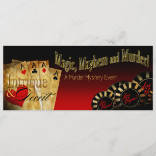 Mystery METALLIC EIS Las Vegas Deluxe FZ Einladung