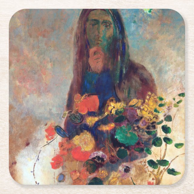 Mystery, Redon Rechteckiger Pappuntersetzer (Vorderseite)