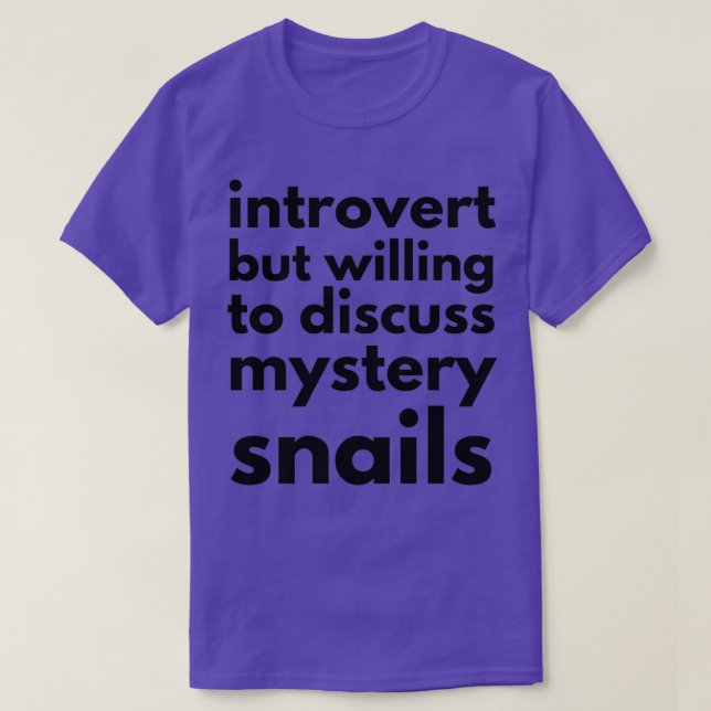 Mystery Snails 10 T-Shirt (Design vorne)