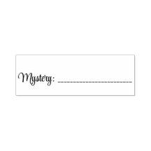 Mystery-Stempel-Etikett