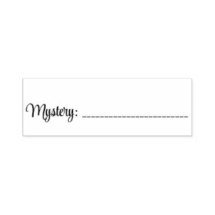 Mystery-Stempel-Etikett Permastempel