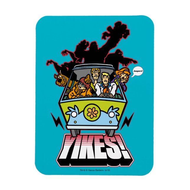 Mystery Yikes-Maschine! Grafiken Magnet (Vertikal)