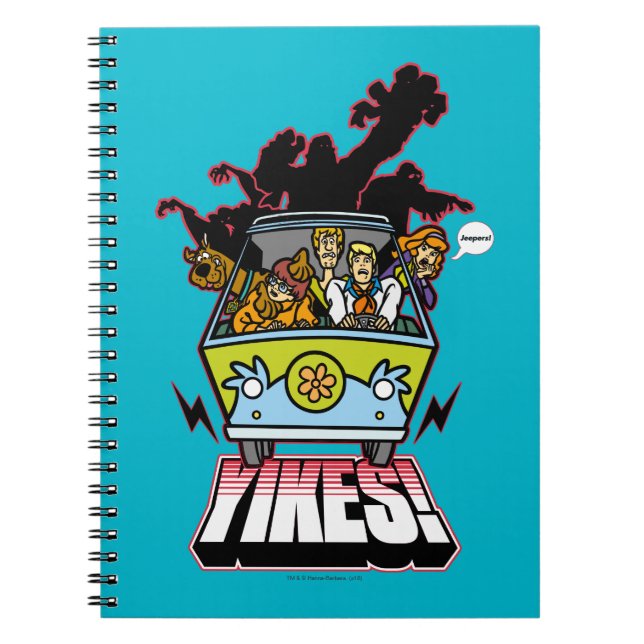 Mystery Yikes-Maschine! Grafiken Notizblock (Vorderseite)