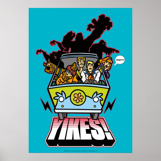 Mystery Yikes-Maschine! Grafiken Poster (Vorne)