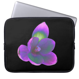 Mystic Beauty Crocus Blume Laptop Bag Laptopschutzhülle