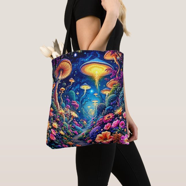 Mystic Bloom Forest Under Stars Tasche (Von Nahem)