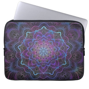 Mystic Bloom Mandala Laptopschutzhülle