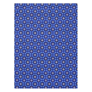 Mystic Blue Zellige Geometry Tischdecke