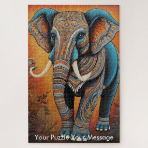 Mystic Boho Elephant Mandala