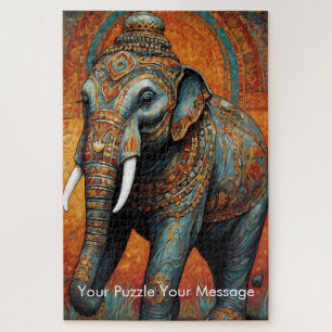 Mystic Boho Elephant Mandala