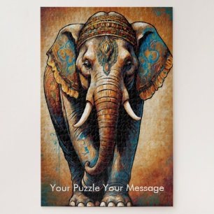 Mystic Boho Elephant Mandala