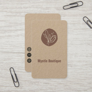 Mystic Boutique Business Card Visitenkarte