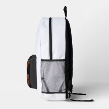 Mystic Burning Eye Dark Fantasy Aesthetic Backpack