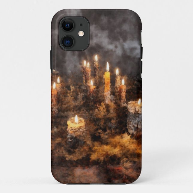 Mystic Candlelight Pumpkin Mobile Case (Rückseite)