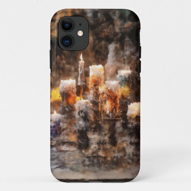 Mystic Candlelight Pumpkin Mobile Case (Rückseite)