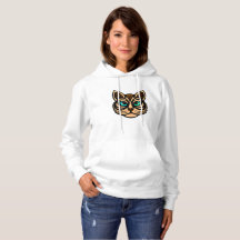 Mystic Cat Eyes Art Sweat - shirt à capuche fémini
