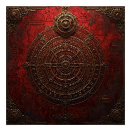 Mystic Compass Rose Poster