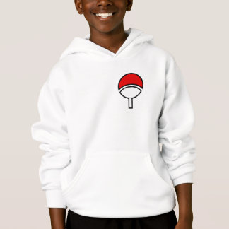 Mystic Crimson Eye Anime Art – Dark Shinobi Silhou Hoodie