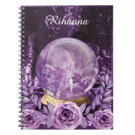 Mystic Crystal Ball Fortune Teller Notebook Notizblock