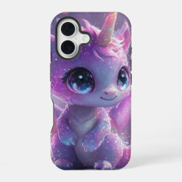 Mystic Crystal Unicorn Dragon Phone Case iPhone 16 Hülle