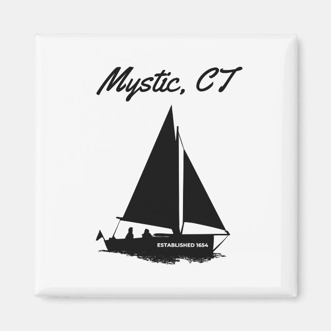 Mystic, CT Magnet (Vorne)