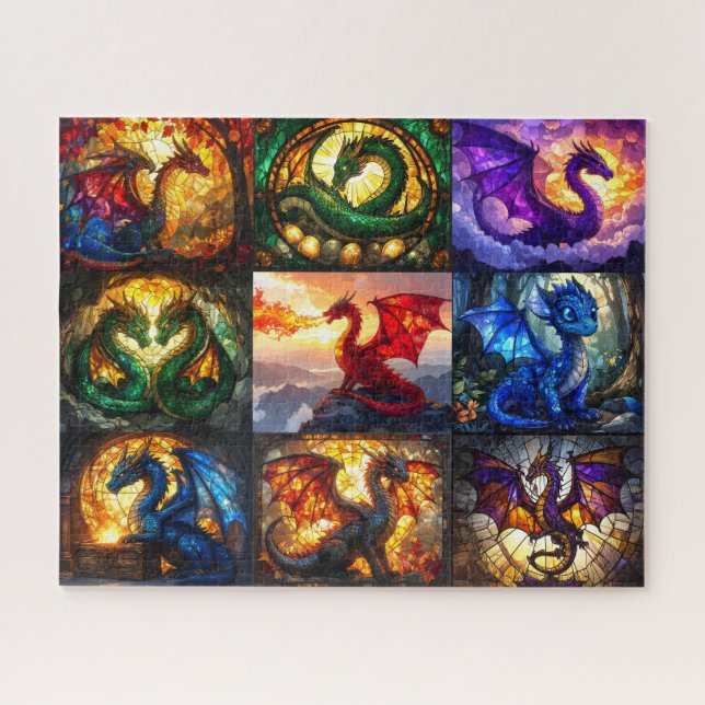 Mystic Dragons Puzzle (Horizontal)