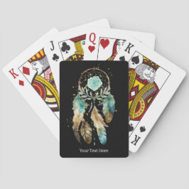 Mystic Dreamcatcher Spiritual Metaphysical Aquamar Spielkarten