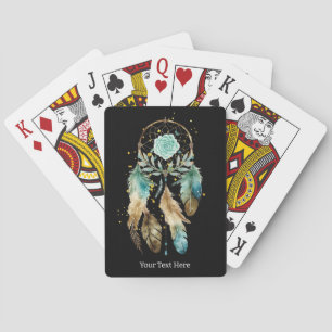 Mystic Dreamcatcher Spiritual Metaphysical Aquamar Spielkarten