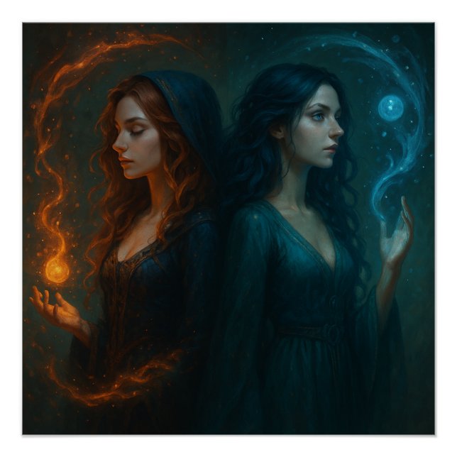 Mystic Duality Glossy Poster (Vorderseite)