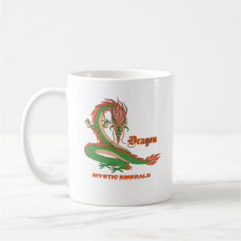 Mystic Emerald Drachen Kaffeetasse – Fantasy Kreat