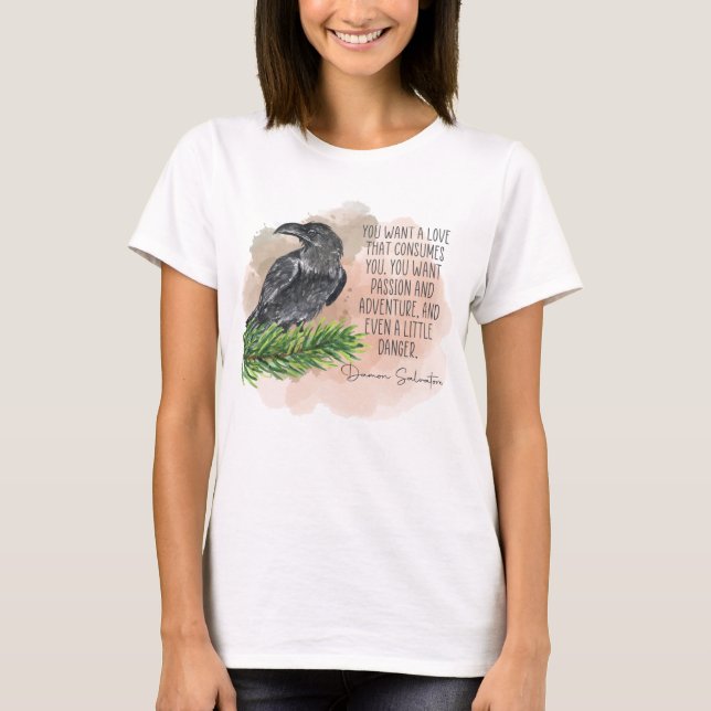 Mystic Falls Damon Salvatore Quote Shirt (Vorderseite)
