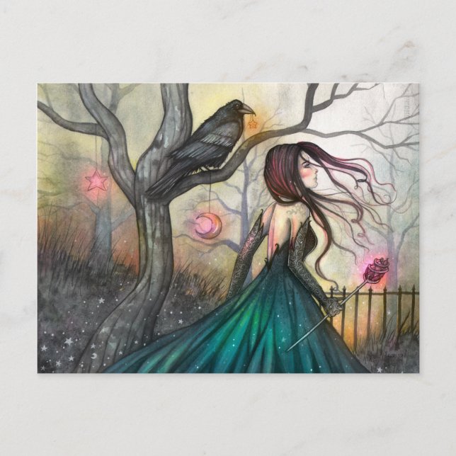 Mystic Fantasy Art von Molly Harrison Postkarte (Vorderseite)