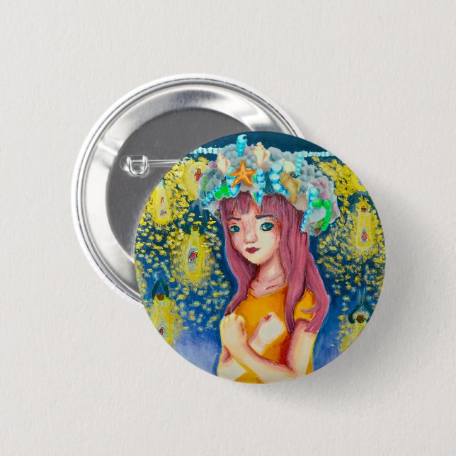 Mystic Firefly Beach Button (Vorne & Hinten)