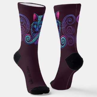 Mystic Fluffy Kitty Socken