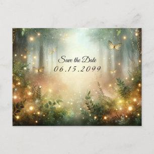Mystic Forrest Meadow Magic Feiertagspostkarte