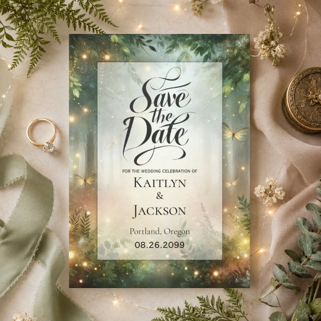 Mystic Forrest Meadow Magic Save The Date (Von Creator hochgeladen)