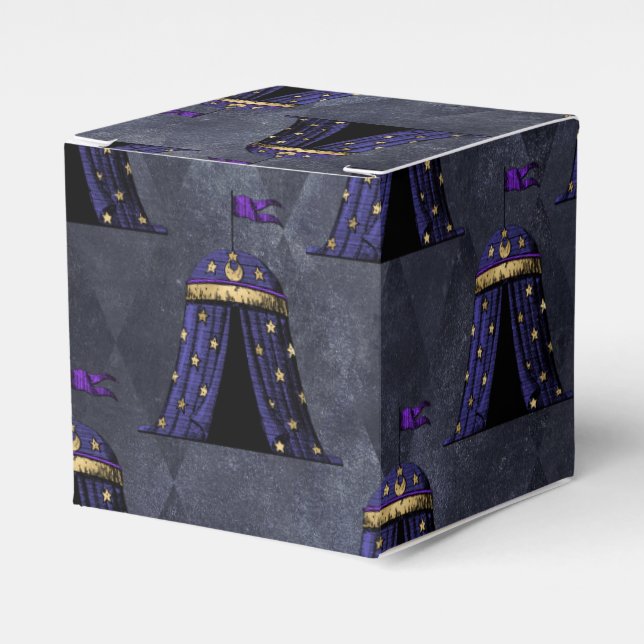 Mystic Fortune Teller Circus Party Geschenkschachtel (Vorderseite)