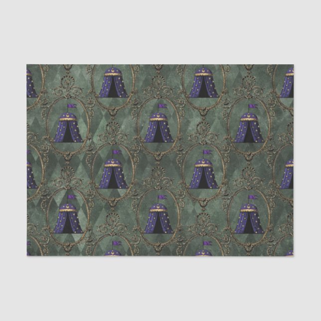 Mystic Fortune Teller Circus Party Seidenpapier (Vorderseite)