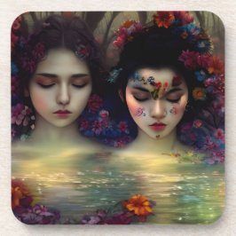 Mystic Garden: Blumenträume Getränkeuntersetzer