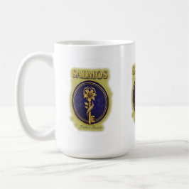 Mystic Golden Key & Bloom: Elegant Logo Design Kaffeetasse