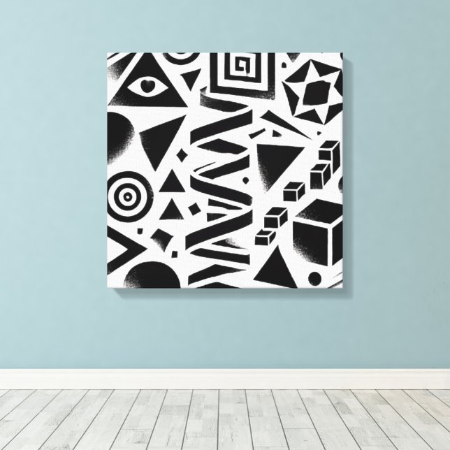 Mystic Graphics for Inspired Interiors Leinwanddruck (Insitu (Holzboden))